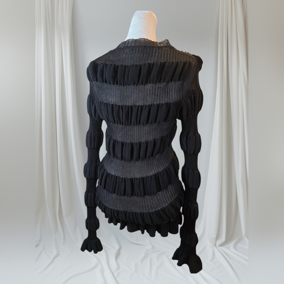 MOLLY GODDARD Black Gigi Sweater Blouse - Picture 5 of 7